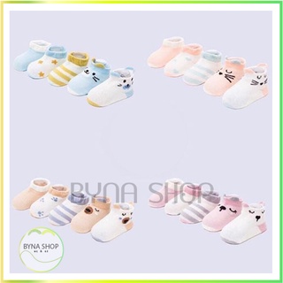 Sét 5 đôi tất lưới cổ ngắn cho Bé