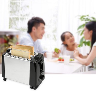 ✎600W Electric Toaster Grill 2 Slices Breakfast Maker Us Plug