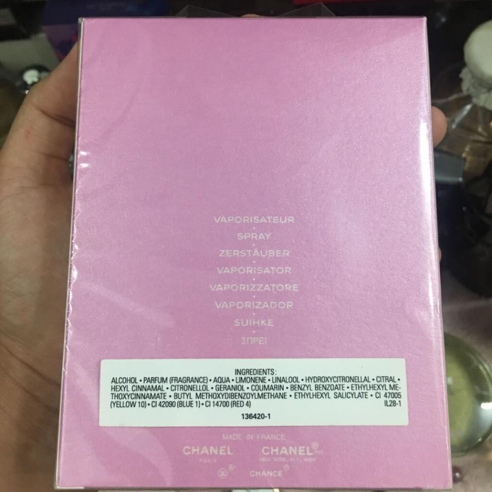 Nước Hoa Nữ Chanel Chance - Eau De Parfum . Chính Hãng NEW 2020 .