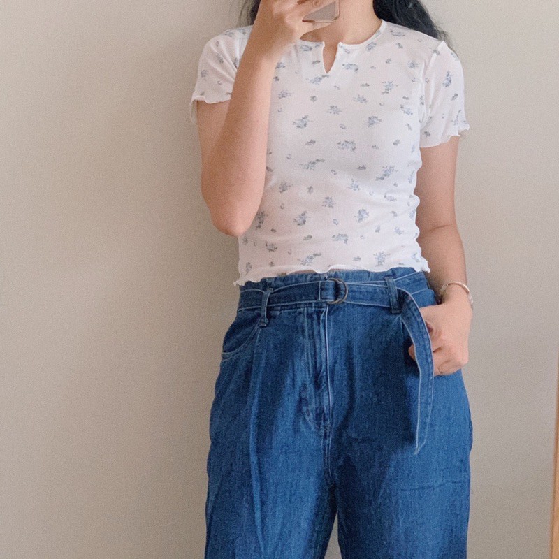 Áo thun gân hoá nhí