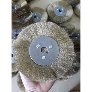 chổi thép đk 150 quật gỗ