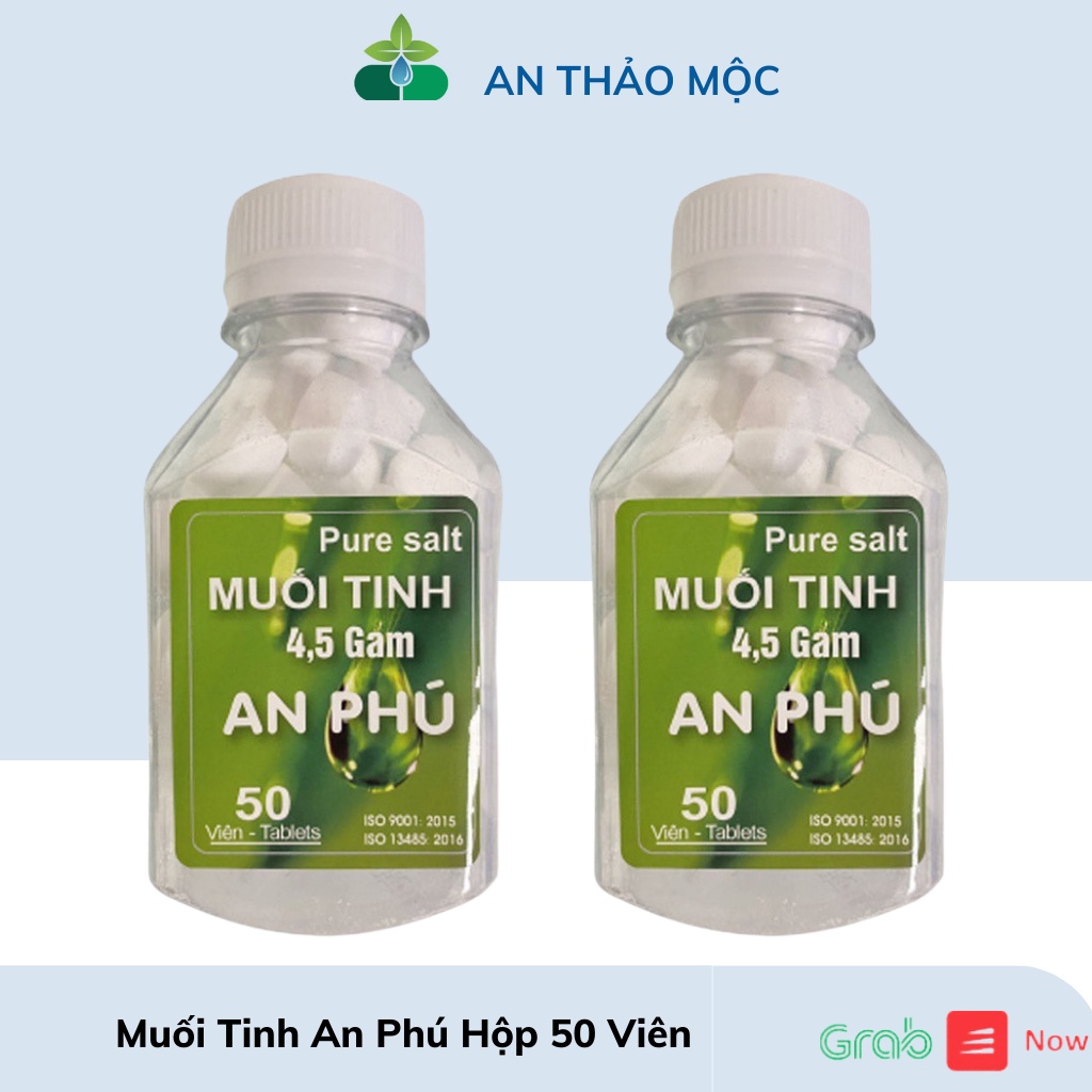 Viên muối tinh an phú,súc họng miệng,rửa vết thương sát khuẩn.Muối viên Nelly hộp 50 viên