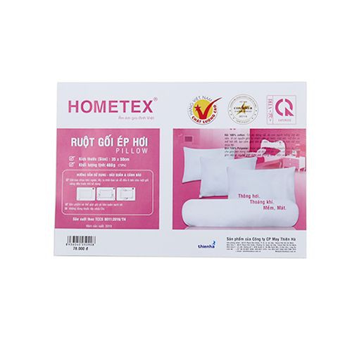 Gối Ép Hơi Hometex Kích Cỡ 40x60cm