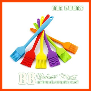 Chổi quét bánh SILICONE đúc 1 màu LỚN - 26cm (GIAO MÀU SẮC NGẪU NHIÊN)
