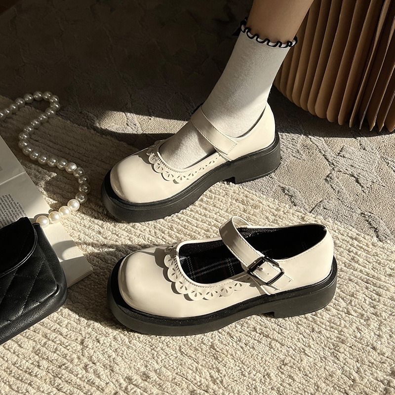 GIÀY MARRY JANE ĐẾ 4CM DA BÓNG