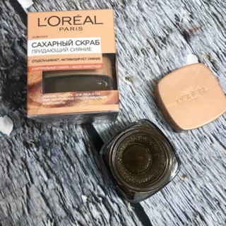 Tẩy da chết mặt và môi Sugar Scrubs Glow Scrub loreal
