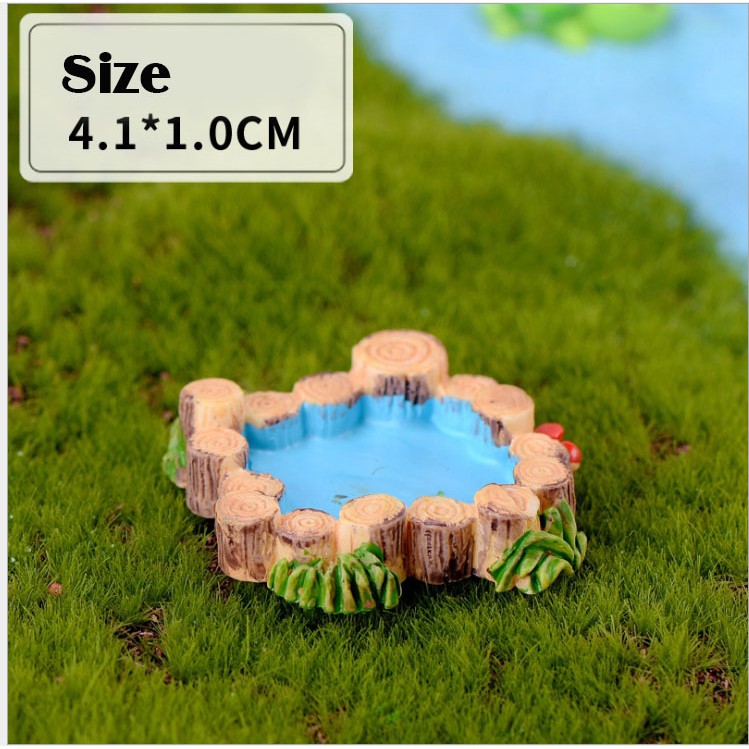 Tiểu Cảnh - Giếng nước, hồ nước làm tiểu cảnh thủy sinh terrarium/ mô hình trang trí