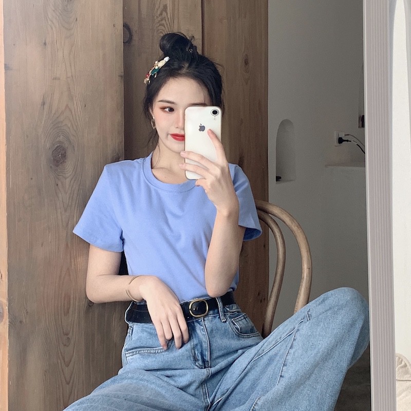 Áo croptop ngắn tay thời trang cá tính