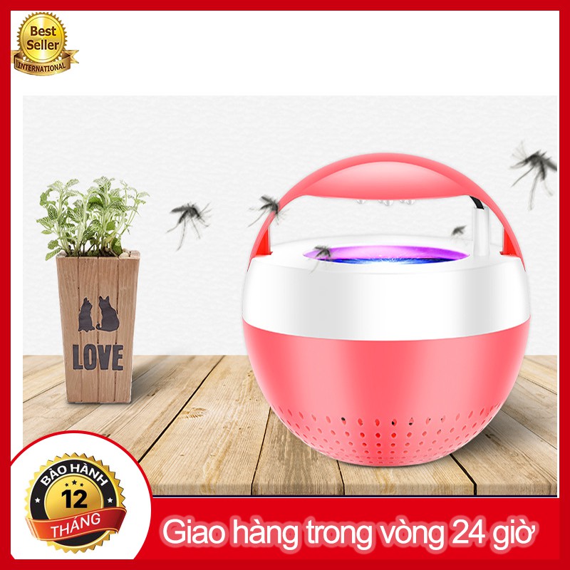 Không bức xạ đèn muỗi để bàn mini LED quang xúc tác bẫy muỗi im lặng