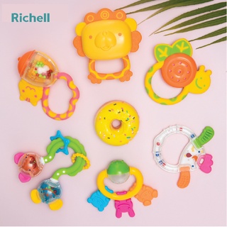 Xúc xắc gặm nướu sóc vàng Richell
