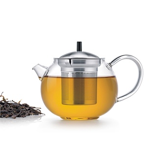 Ấm trà đạo thủy tinh chịu nhiệt cao cấp S057 250ml - Bình trà đạo thủy tinh có lọc trà bằng Inox Samahome Shop