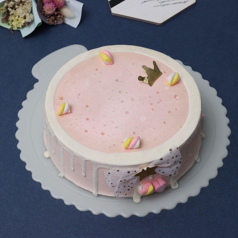 CONOPERYTấm lót bánh kem  4/ 6/ 8/ 10/ 12 inch bằng nhựa có thể tái sử dụng