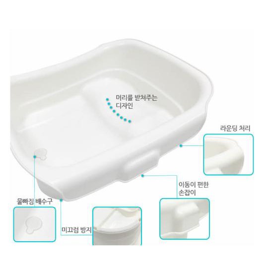 Bồn tắm cho bé sơ sinh từ 0-36 tháng tuổi nhập khẩu Budsia Hàn Quốc