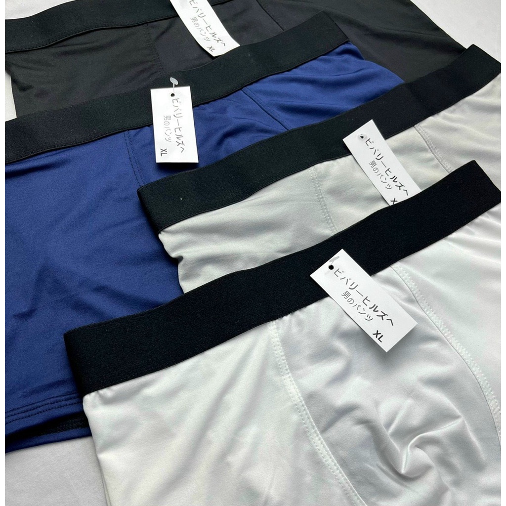 Quần sịp đùi BOXER nam cao cấp, cạp trơn 3cm, chất cotton mềm mại, co giãn 4 chiều, thoải mái, dễ thấm hút mồ hôi.