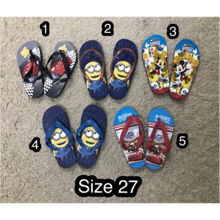 Dép xỏ ngón bé trai hàng xuất (size 27)