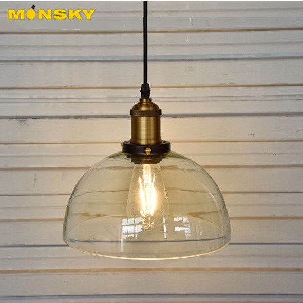 Đèn thả MONSKY HEBEL hiện đại chao thủy tinh trang trí phòng ăn, quán cafe [ẢNH THẬT 100%].