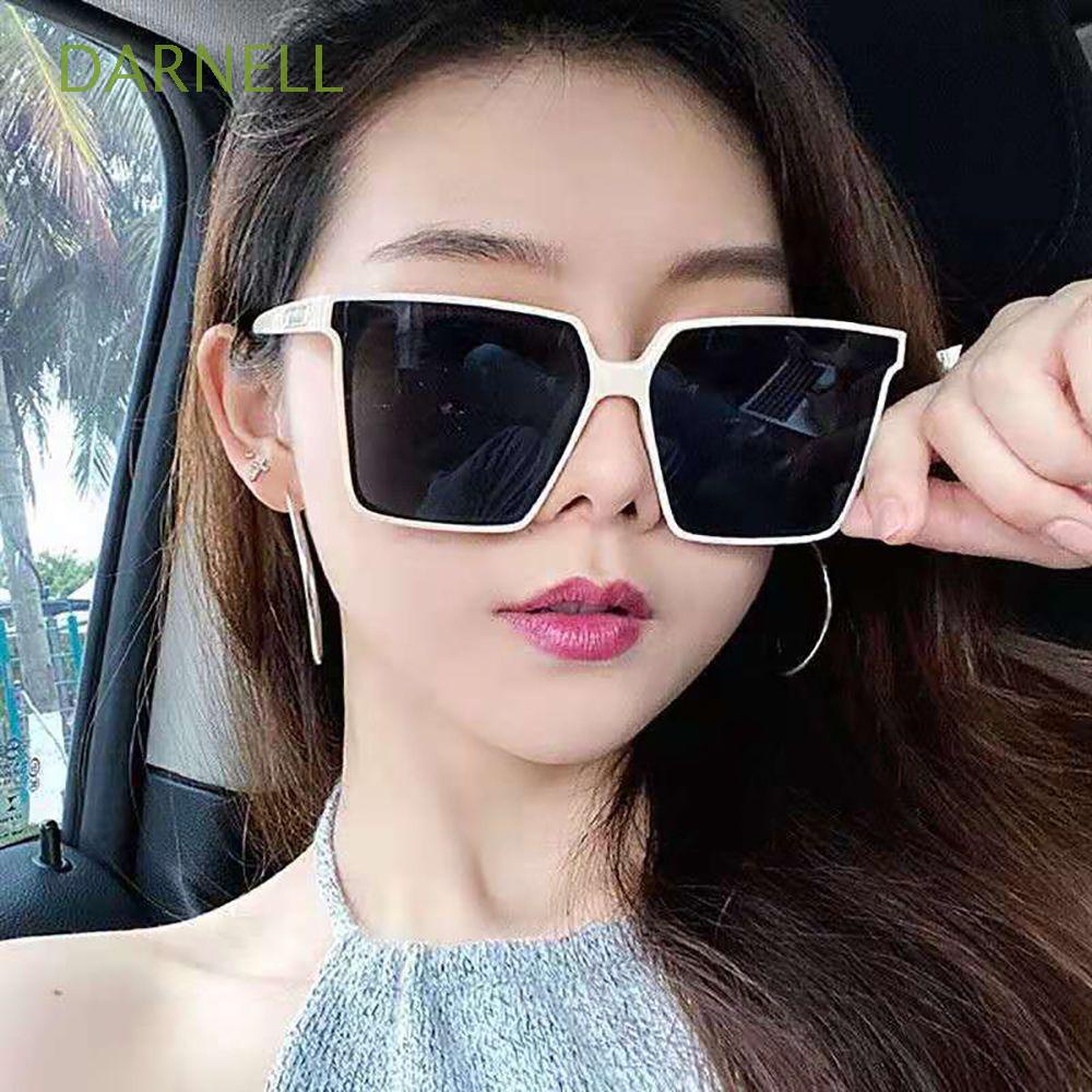 Kính Mát Trong Suốt Gọng Vuông Lớn Phong Cách Cổ Điển Sang Trọng Oversize Dành Cho Nam