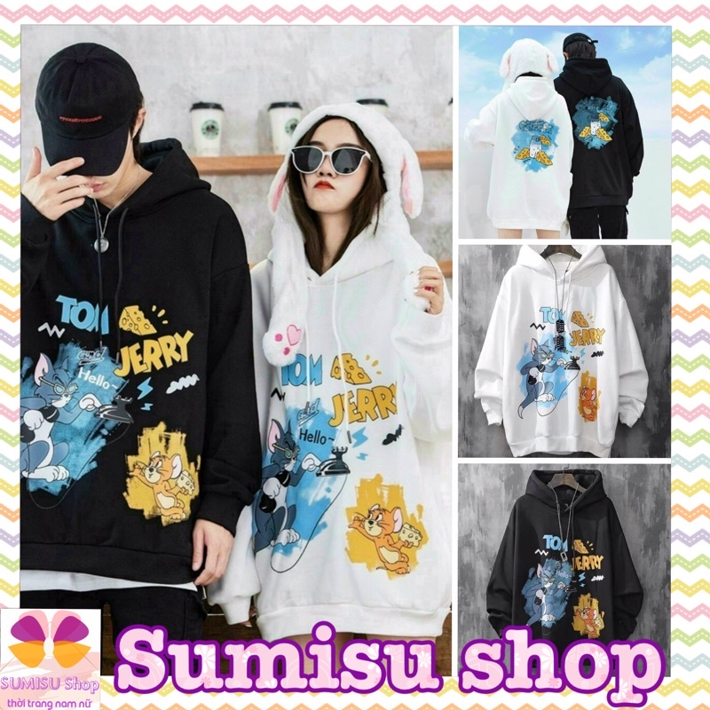 Áo hoodies nam nữ thun nỉ bông mẫu tom jerry Sumisu shop