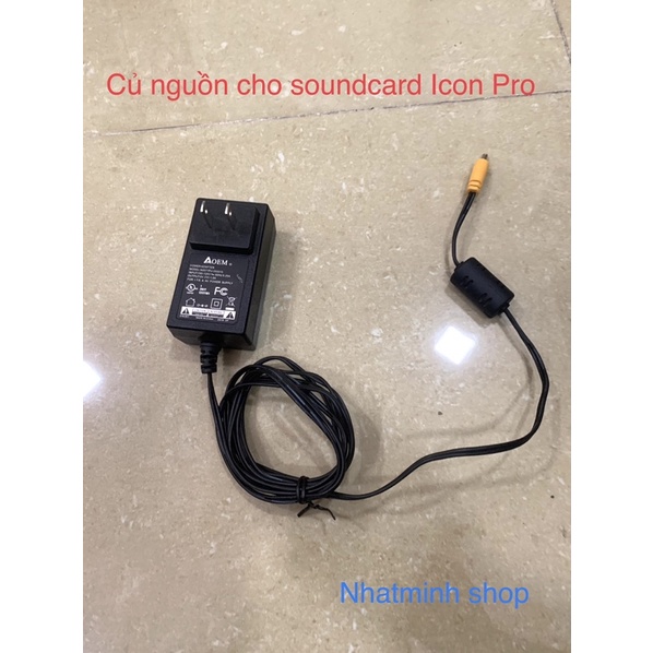 sạc cấp nguồn cho soundcard Icon.