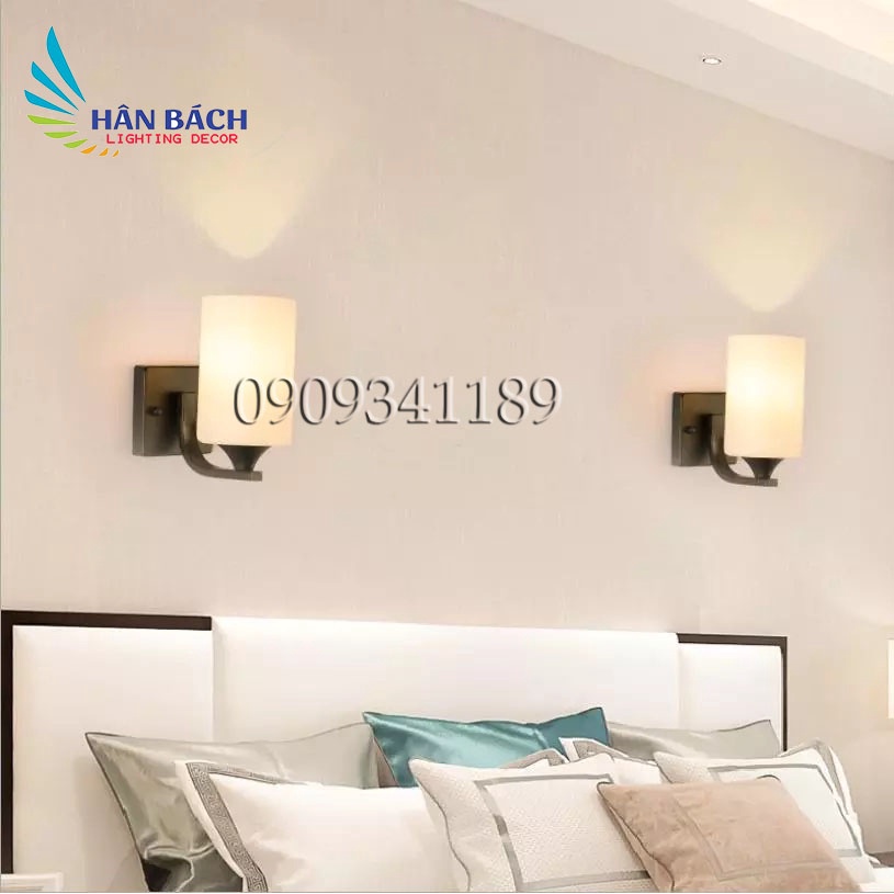 Đèn tường trang trí hành lang, cầu thang, phòng ngủ hiện đại cao cấp kèm bóng LED tiết kiệm điện bảo vệ môi trường