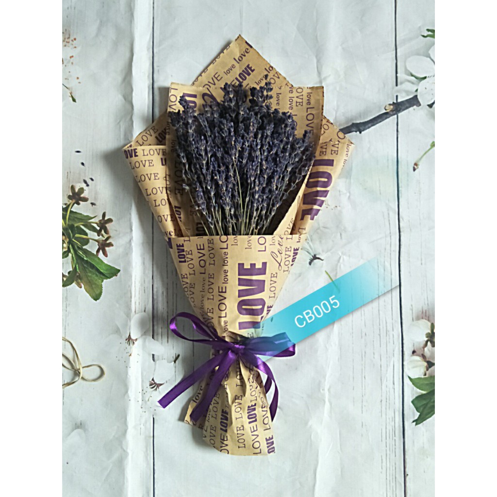 Bó hoa khô lavender Pháp