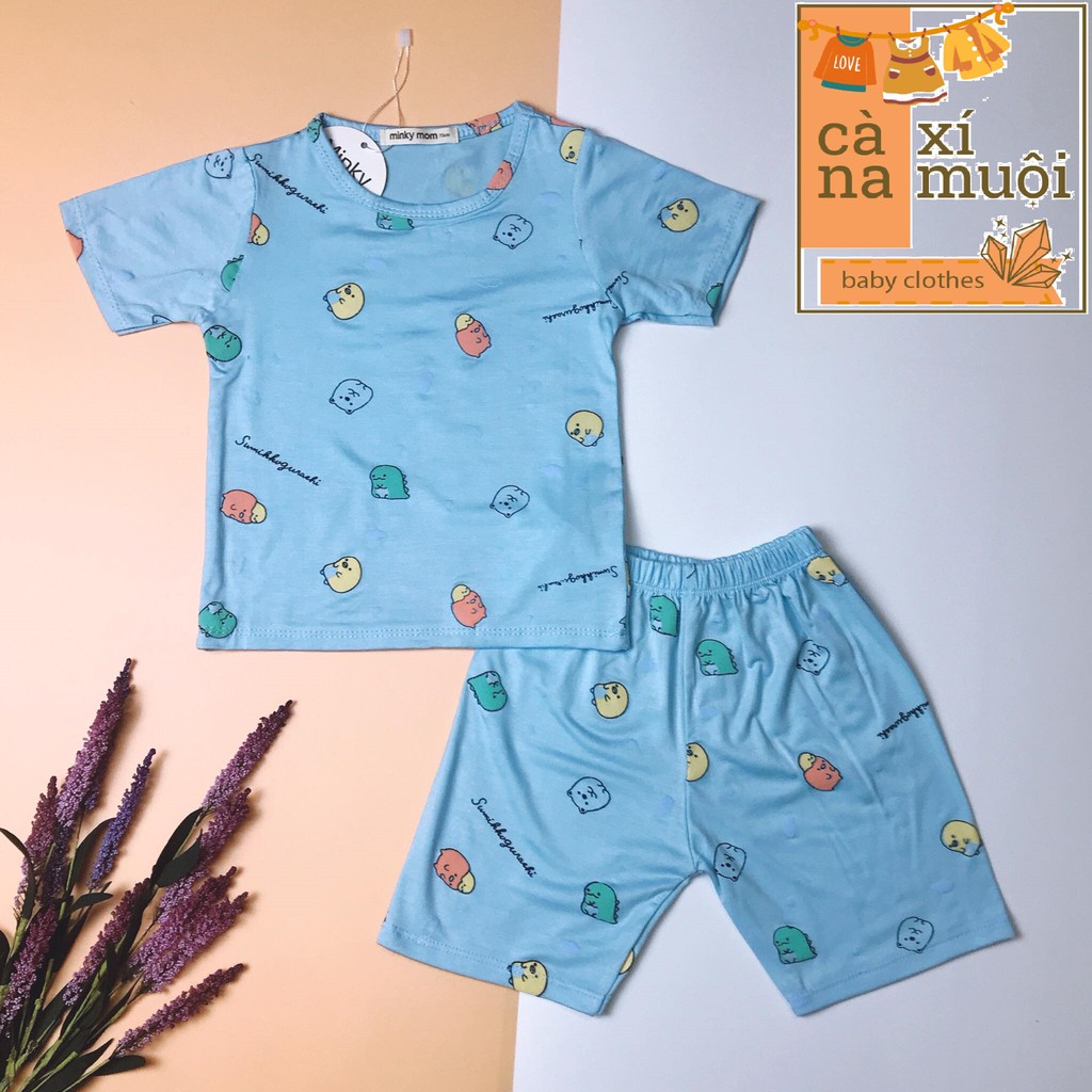 Bộ Minky Mom FULLSIZE(8-24KG)FREE SHIP[XEM TRƯỚC KHI THANH TOÁN] Cho Bé Gái &amp; Trai ,Hàng Chuẩn Thun Lạnh