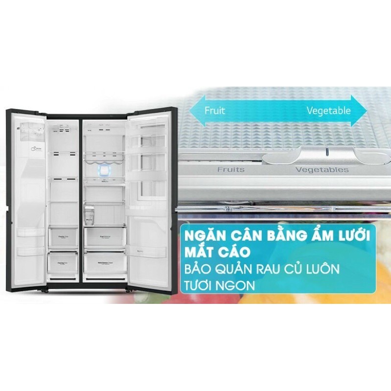 Tủ lạnh LG Inverter InstaView Door-in-Door 601 lít GR-X247MC( Hàng mẫu NEW Bảo hành chính hãng 2 năm)