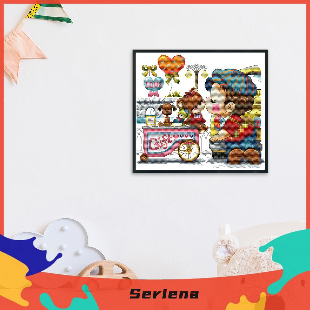 Bộ Dụng Cụ Thêu Tranh 14ct Hình Hoạt Hình Dễ Thương | BigBuy360 - bigbuy360.vn