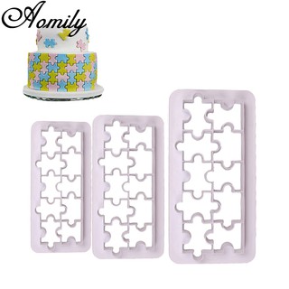 3 cái / bộ ghép hình khuôn cắt bánh đường fondant bánh quy dụng cụ nướng bánh
