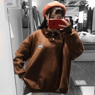 Áo nỉ polo ulzzang