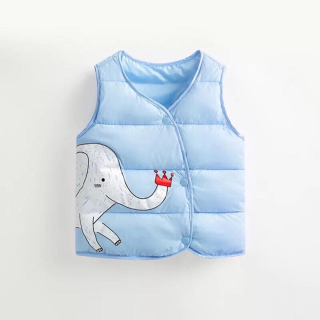 Combo áo gile phao con voi cho bé 👶🏻