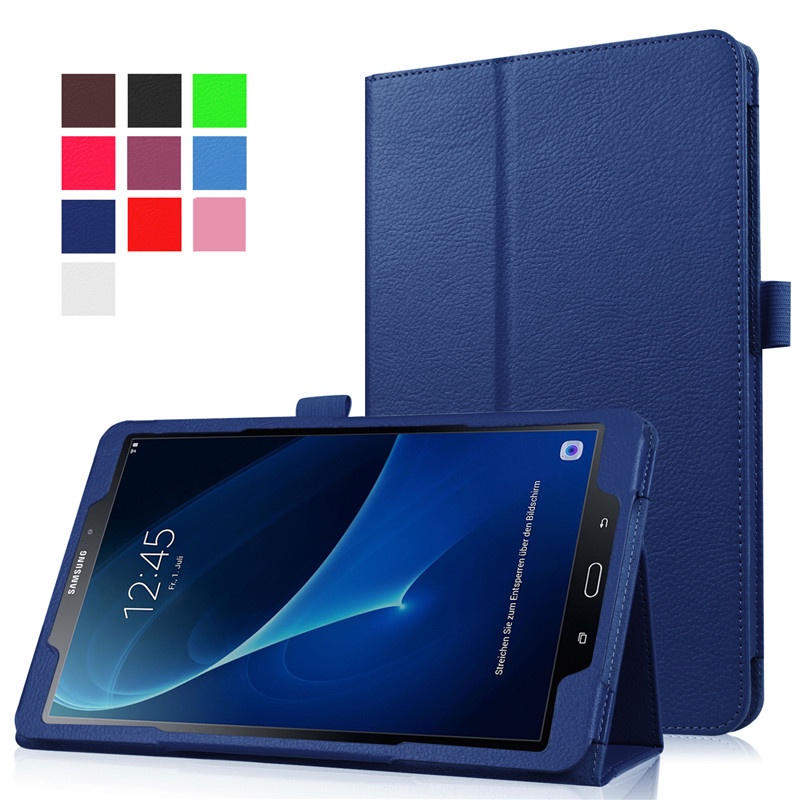 Ốp lưng chất liệu da cho Samsung Galaxy Tab A A6 10.1'' 2016 T580 SM-T580 SM-T585
