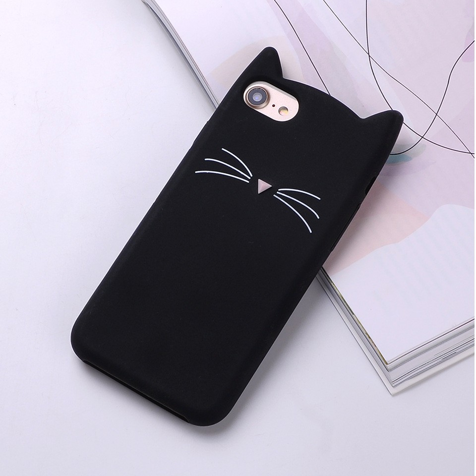 Ốp lưng dẻo tai mèo cho iPhone 5/5s, 6/6s, 6/6s plus, 7/8 plus