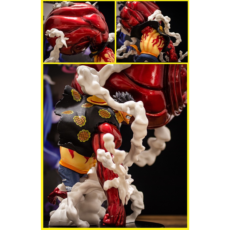 XÃ KHO  [25cm] Luffy Gear 4 Mô Hình Nhân Vật Làm Bằng Tay OnePiece