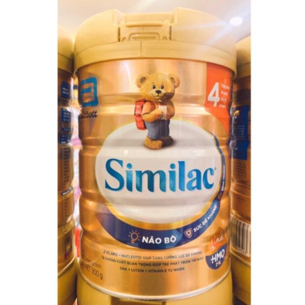 Sữa bột Similac IQ Plus 4 HMO 900g (Mẫu Mới )