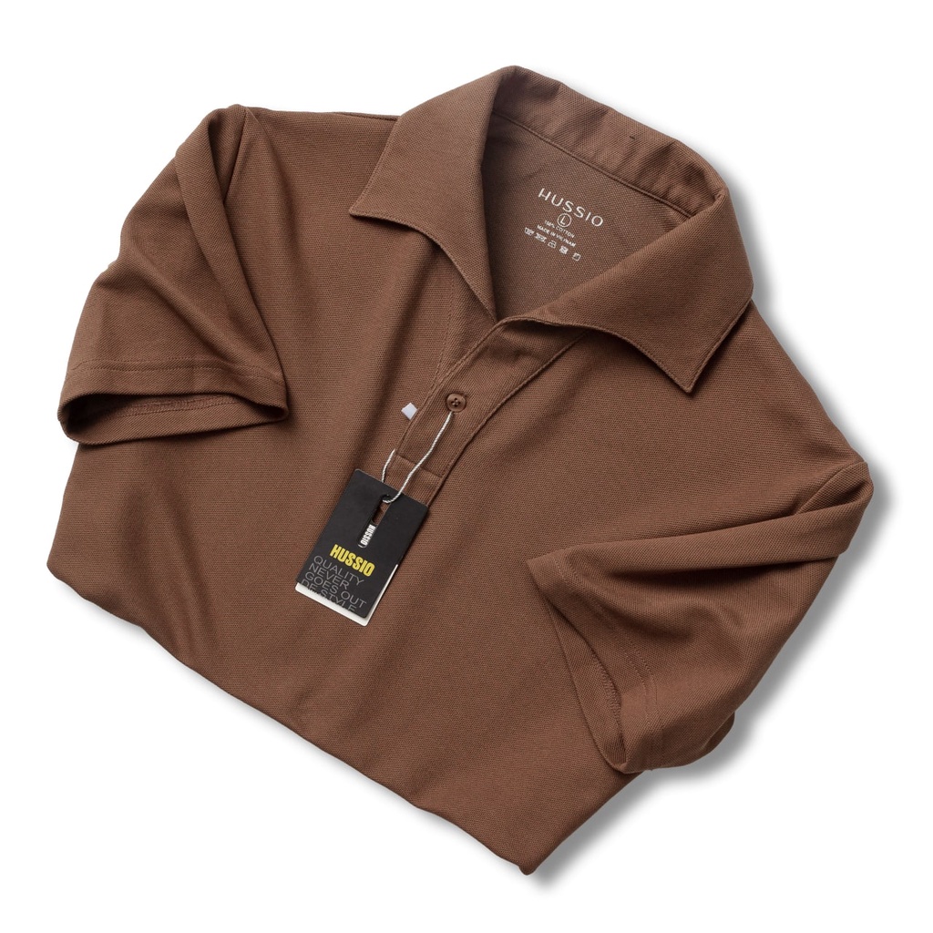 Áo polo nam cao cấp RENO vải cotton Pique, chuẩn form, năng động, thanh lịch - HUSSIO