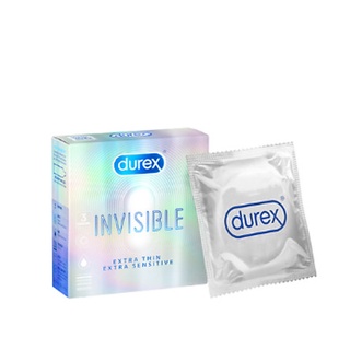 [CHÍNH HÃNG] Bao cao su siêu mỏng Durex Invisible Extra Thin, Extra Sensitive - Hộp 10s, 3s.