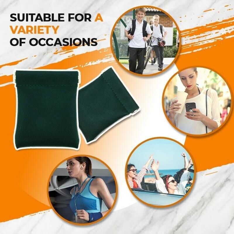 1 Túi Da PU Đựng Tai Nghe Chìa Khóa Chống Thấm Nước Thời Trang Unisex