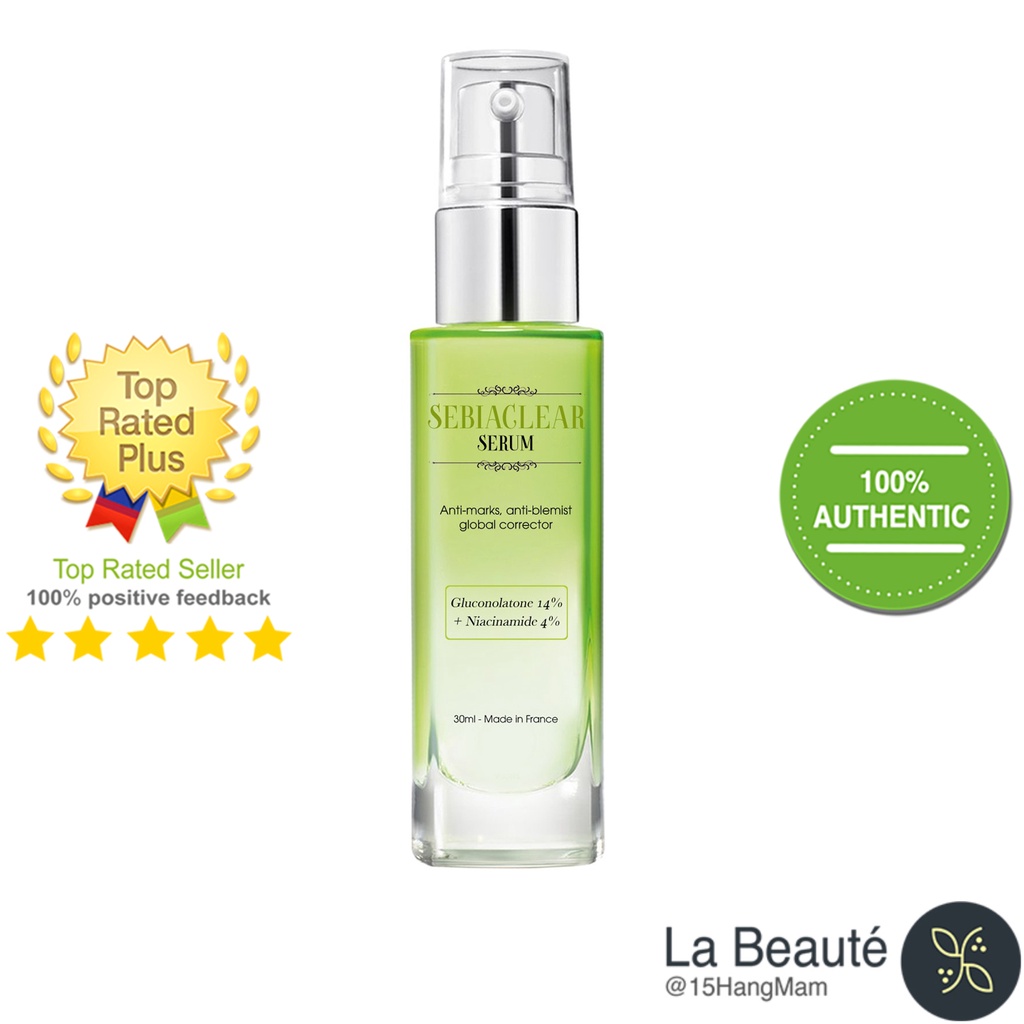 Sebiaclear Serum SVR - Tinh Chất Chăm Sóc Da Làm Giảm Mụn, Thông Thoáng Lỗ Chân Lông, Làm Mềm Mịn Da 30ml