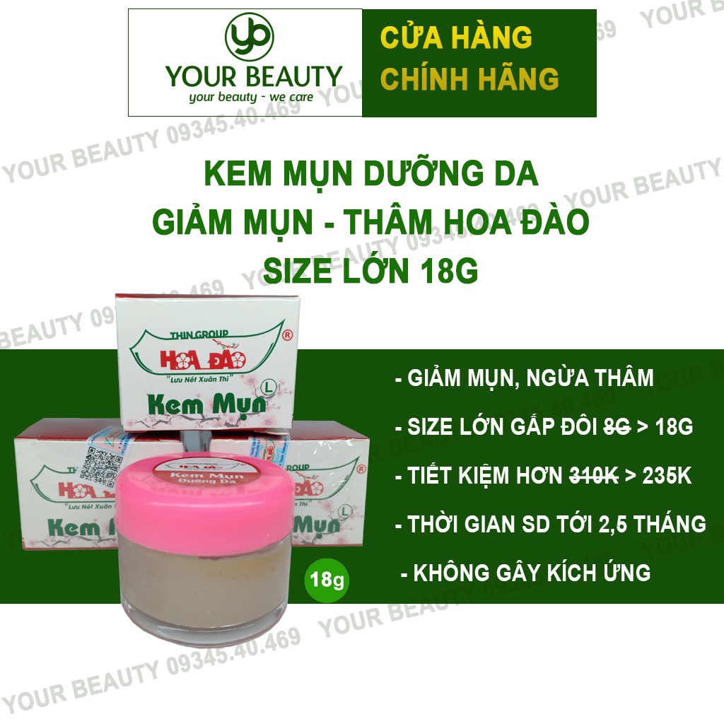 Kem Mụn Hoa Đào Size Lớn 18gr Chính Hãng Thingroup