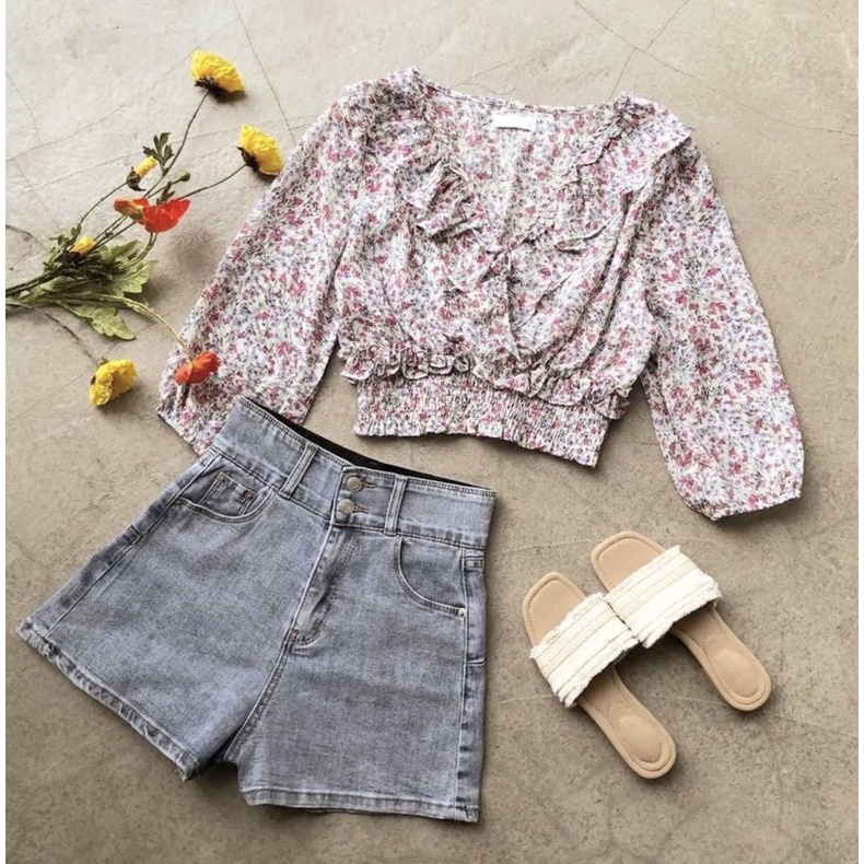 Áo hoa hãng Airspace size M