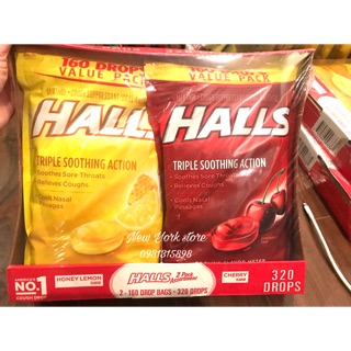 Kẹo ngậm thơm miệng Halls USA