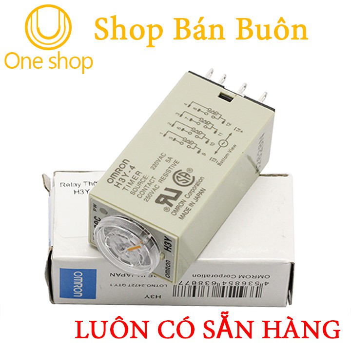 Relay Thời Gian Timer Omron H3Y-4 14P 220V