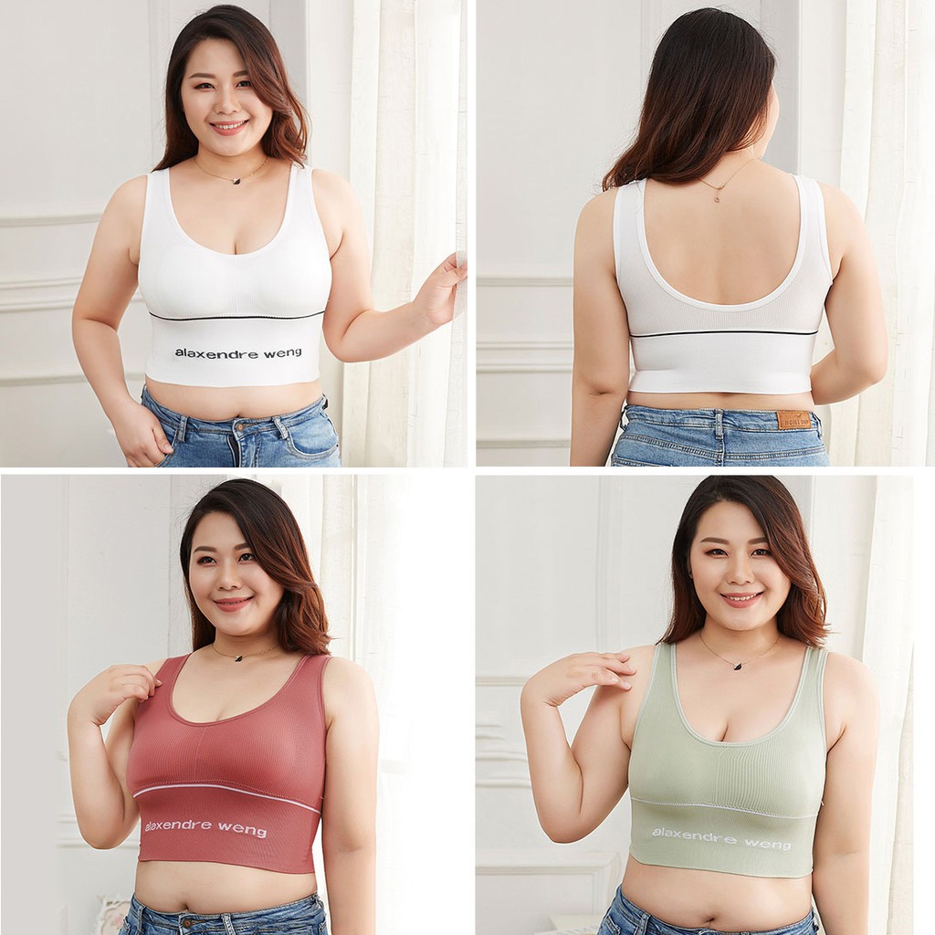 Áo Tập Gym Yoga Bra Big Size To Phối Chữ