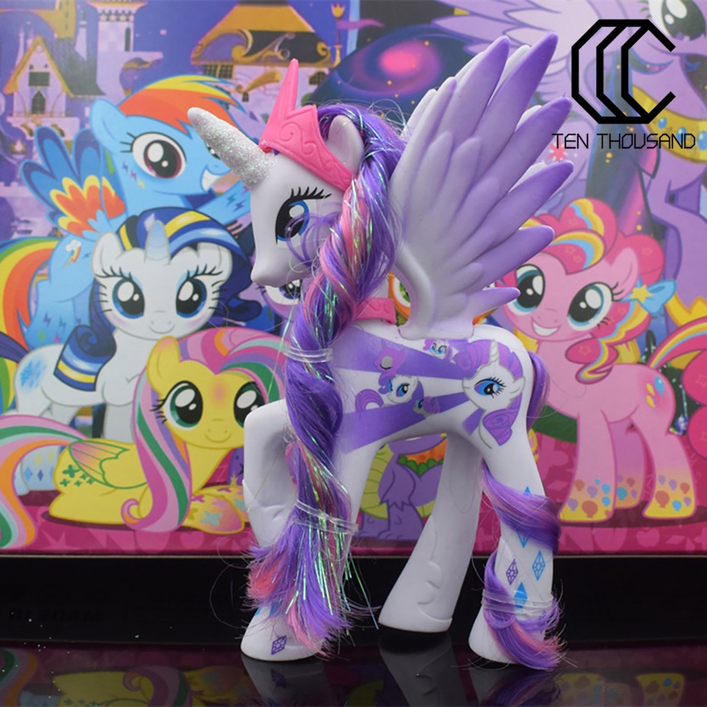 ✧Đồ Chơi Sưu Tầm Hình Ngựa Pony 14cm Bằng Nhựa PVC Dành Cho Bé