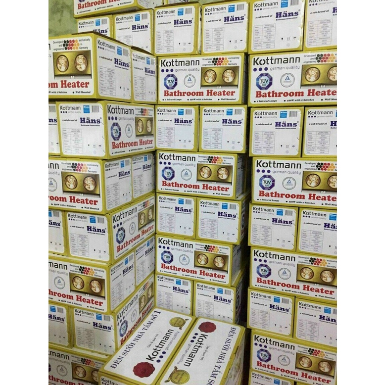 Đèn nhà tắm 2 bóng /3 bóng sưởi ấm nhanh, máy sưởi mini, máy sưởi phòng l Đèn sưởi phòng tắm 2/3 bóng bảo hành 12 tháng