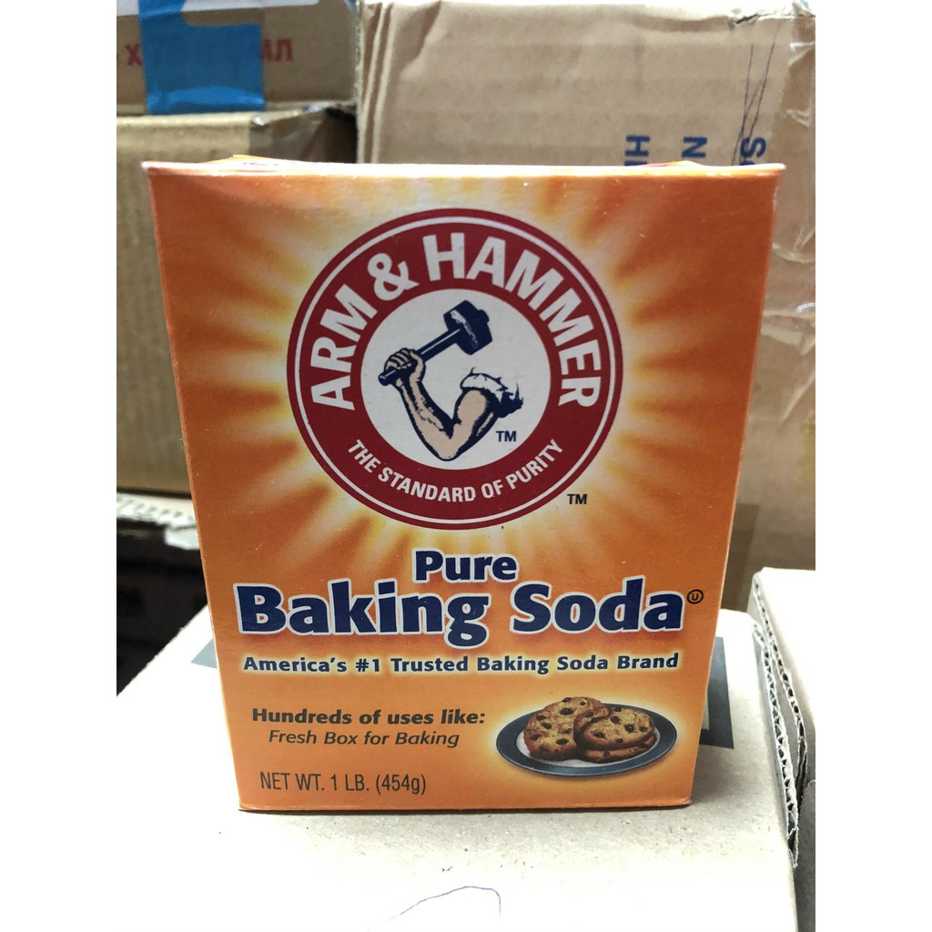 BỘT BAKING SODA LÀM BÁNH, KHỬ MÙI, VỆ SINH, GIẶT GIŨ 454G