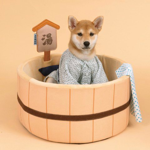 Nệm ngủ hình bồn tăm cho thú cưng