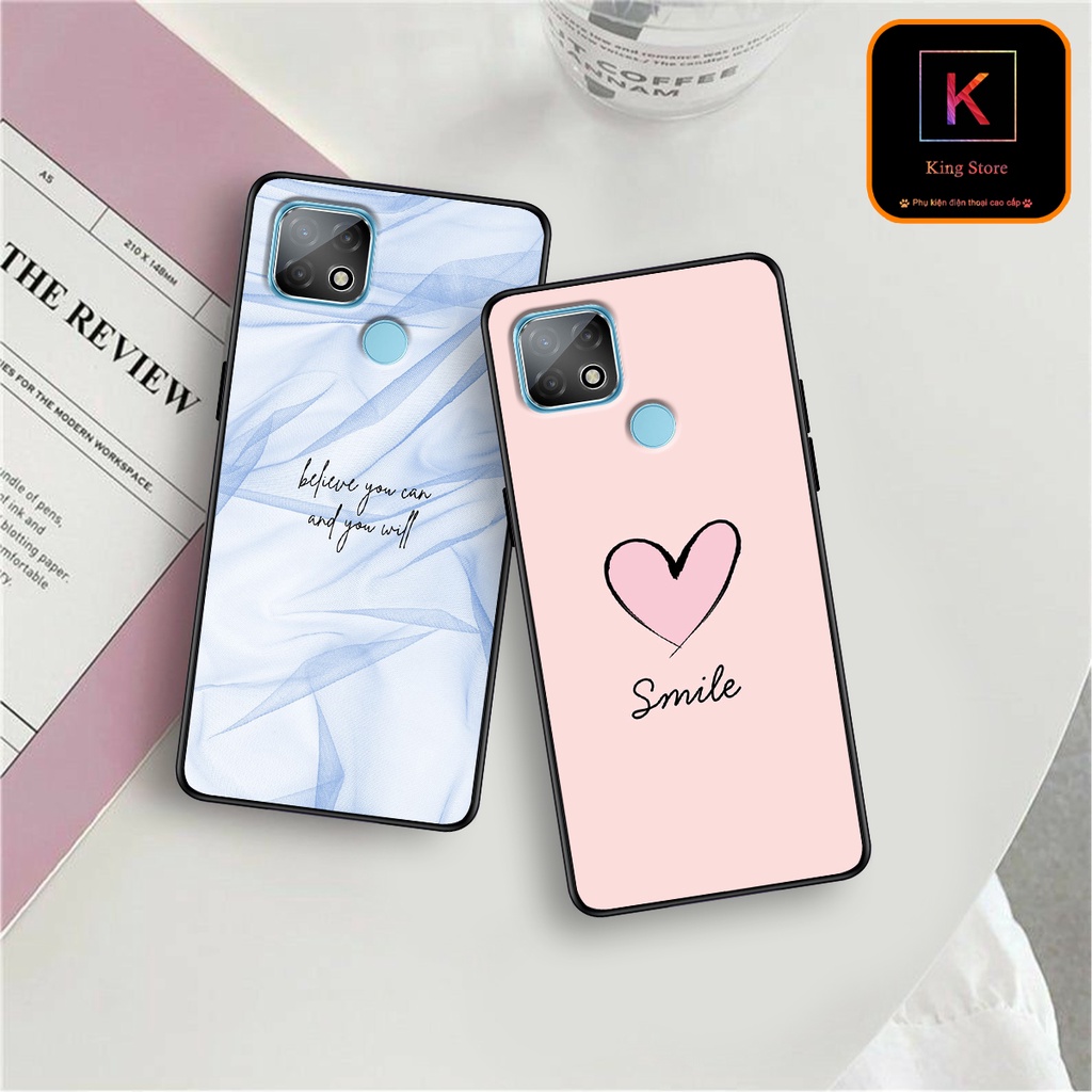 Ốp lưng Oppo Realme C21y - Realme C21 - Ốp Oppo in hình LoveSmile - Chất liệu TPU cao cấp chống sốc