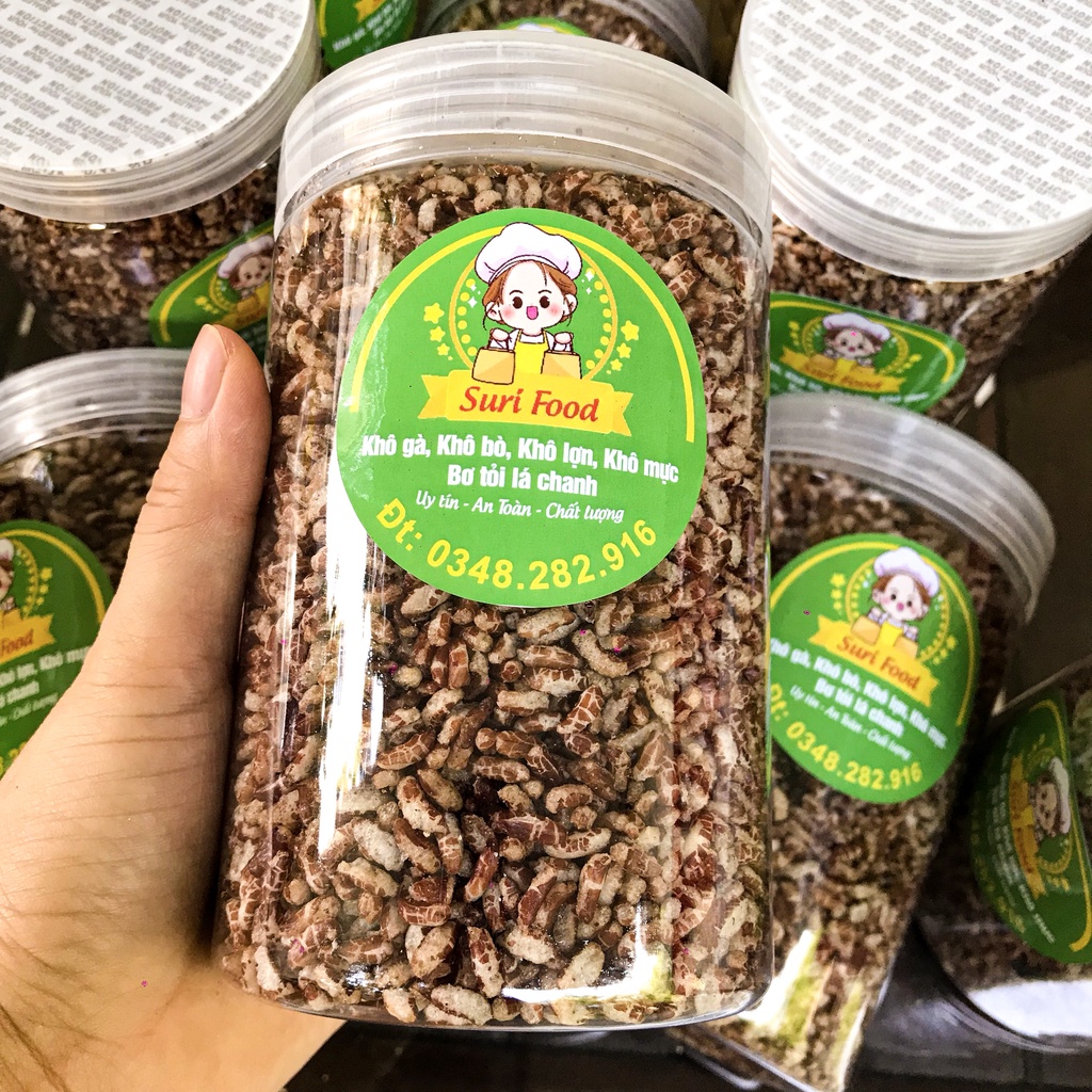 Gạo lứt sấy rong biển thơm ngon ăn liền vị mặn cho người ăn kiêng ăn chay và bệnh tiểu đường
